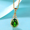 Emerald Tourmaline Pendant