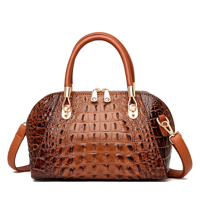 Women's Leather Shell Handbag