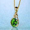 Emerald Tourmaline Pendant