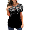 Printed Loose O-Neck T-shirt