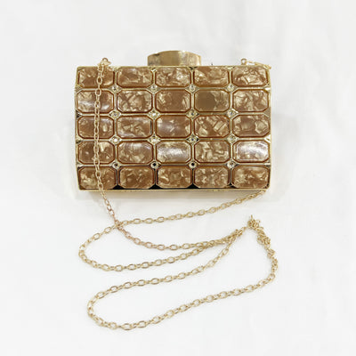 Stone Pattern Acrylic Bag