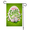 Easter Burlap Garden Flag