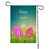 Easter Burlap Garden Flag