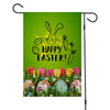 Easter Burlap Garden Flag