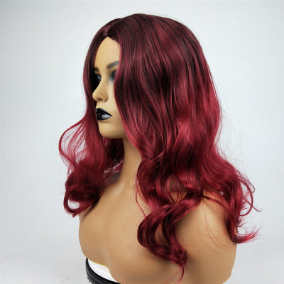 Long Curly Hair Gradient Wig