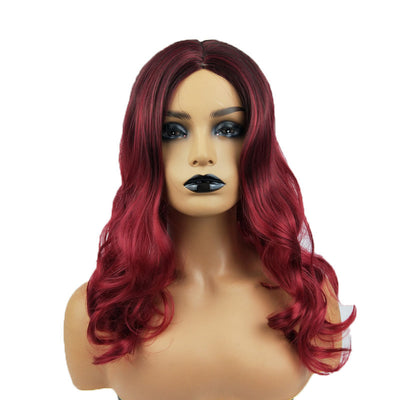 Long Curly Hair Gradient Wig