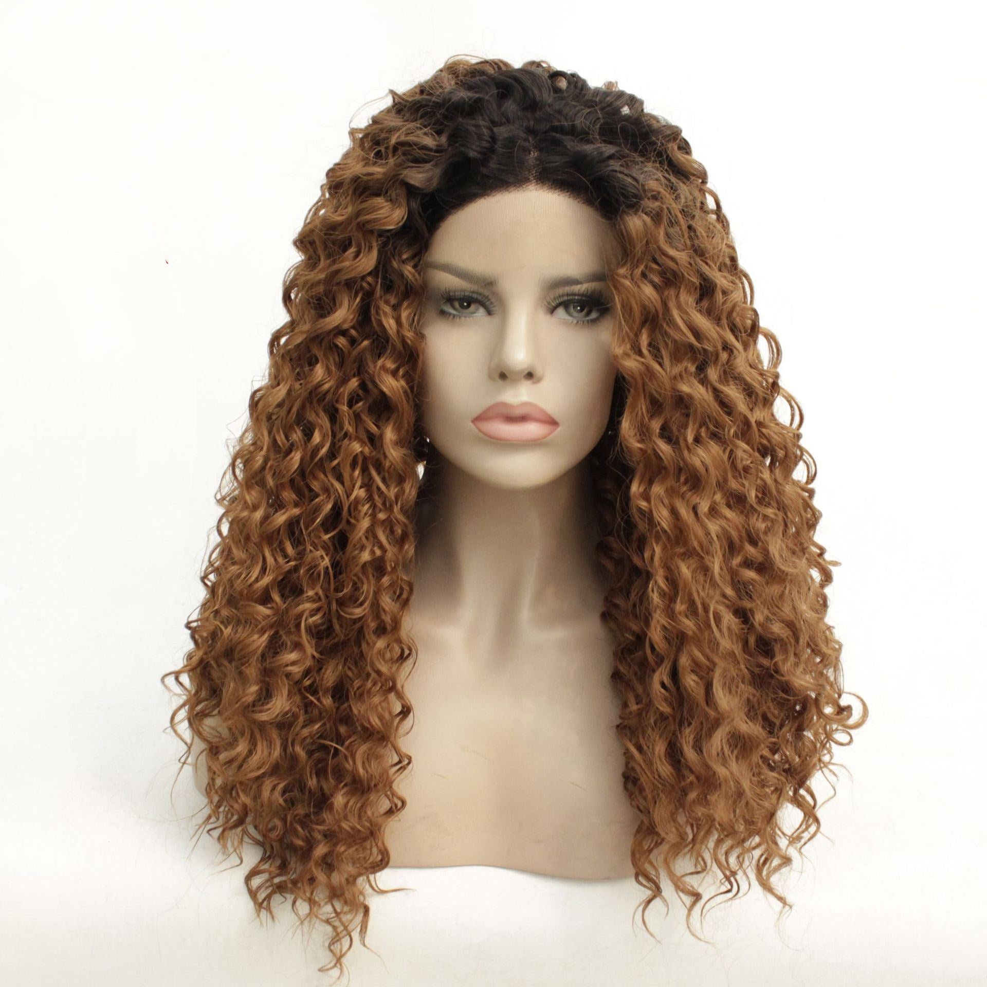 Chemical Fiber Front Lace Wig