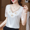 Short Sleeved Chiffon Shirt