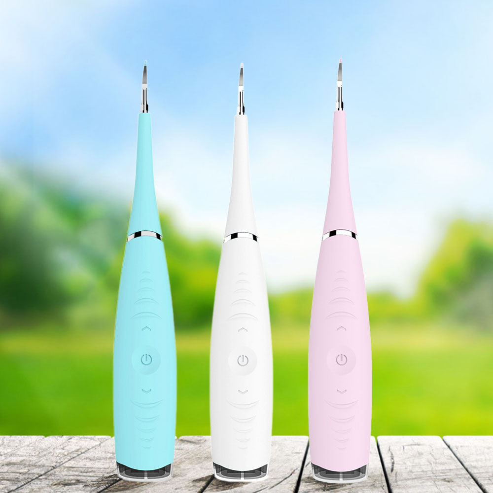 Ultrasonic tooth cleaning wand