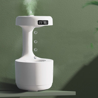 Bedroom Anti-Gravity Humidifier With Clock Water