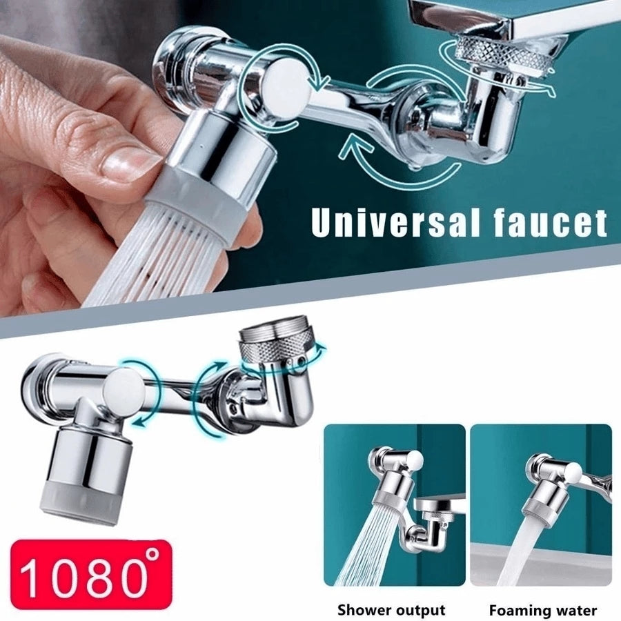 Universal 180° Rotatable Extension Faucet