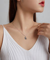 Sterling Silver S925 Zircon Necklace