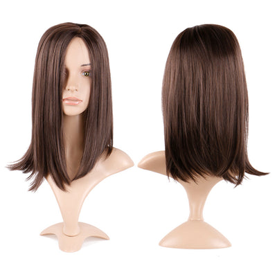 Synthetic Straight Clavicle Wig