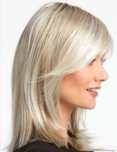 Platinum Medium Long Wig