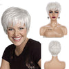 High Temperature Silk White Wig