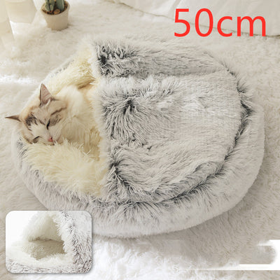 Plush Sleep - Cozy Cave Premium Pet Bed