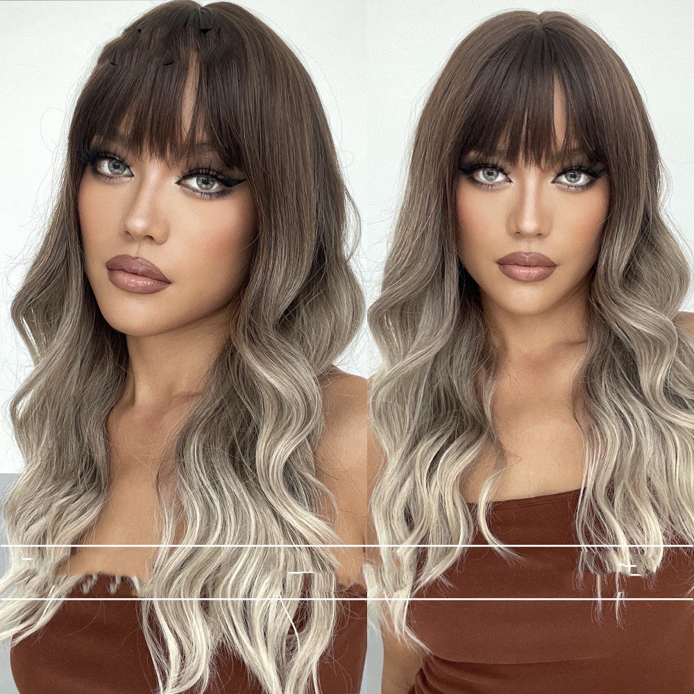 Curly Hair Gradient Wig