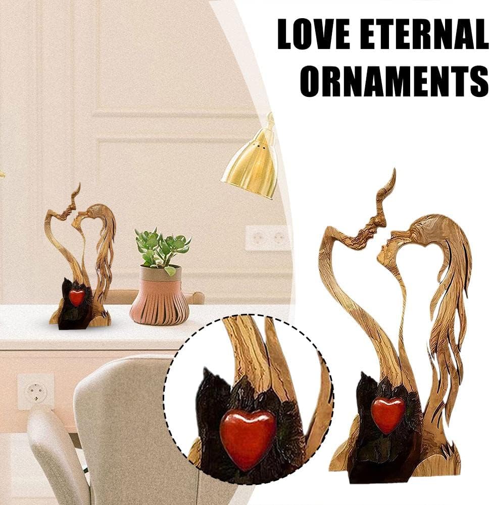 Love Eternal Wood Ornament