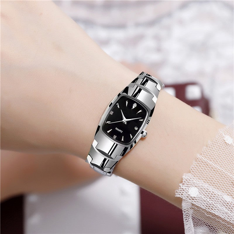 Steel Strip Square Quartz Watch