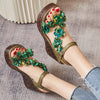 Floral Clasp Buckle Sandals