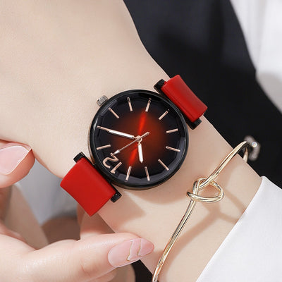 Fashion Gradient Silicone Watch