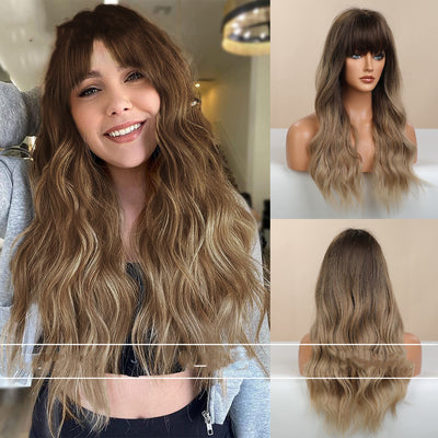 Curly Hair Gradient Wig