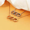 Ring Lettering Clavicle Chain