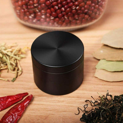 Herb Grinder 4-Piece Metal Small Hand Crusher