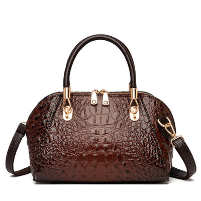 Women's Leather Shell Handbag