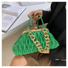 Embroidery Rhombus Chain Bag