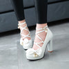 Round Toe Thick Heels