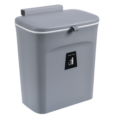 Kitchen cabinet door mounted trash can plastic household