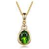 Emerald Tourmaline Pendant