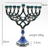 Religious Activities Menorah Home Decorations Candle Holder Israel Judaism Retro Lampstand Candlestick 9 Branch