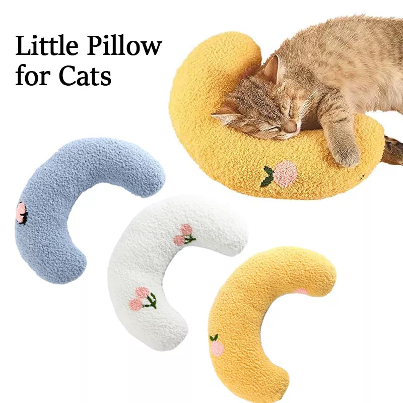 Little Pillow for Cats Fashion Neck Protector Deep Sleep Puppy.