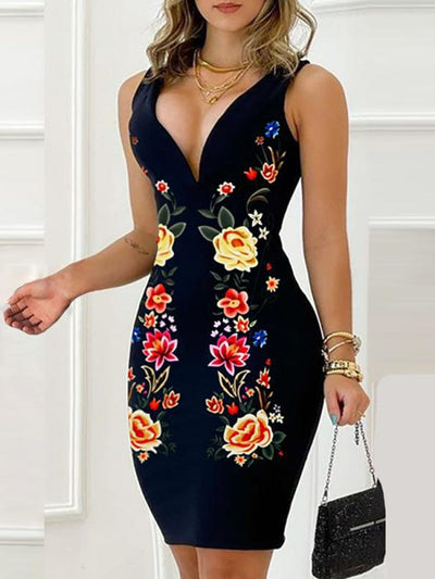 Fashion Backless Midi Dress