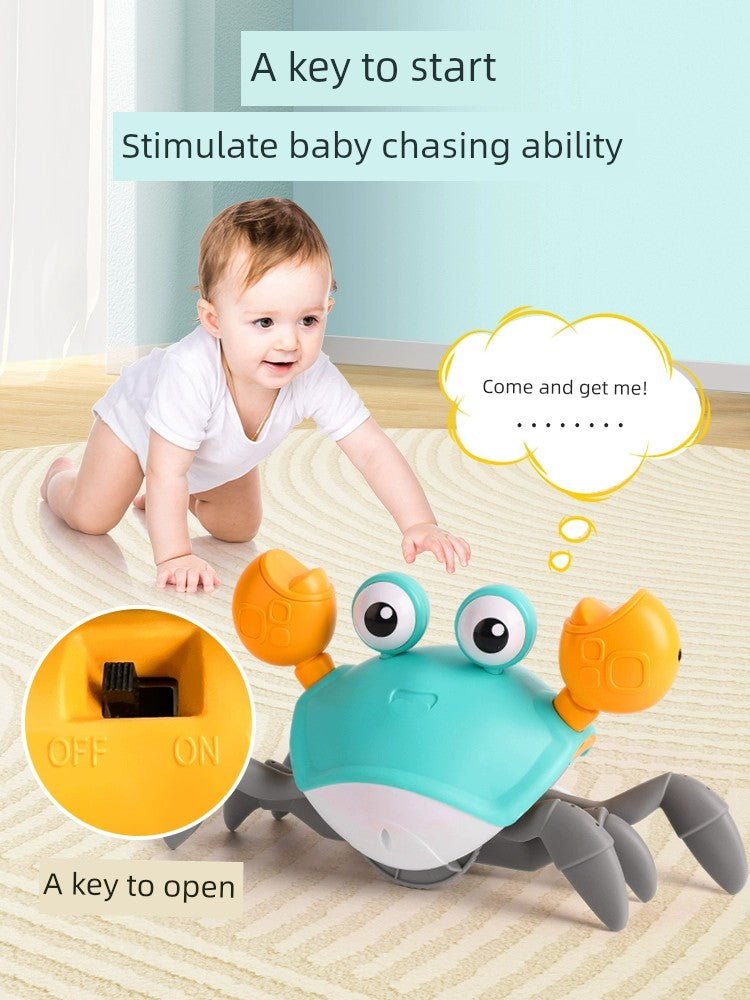 Children's Electric Automatic Sensor Crab Toy.