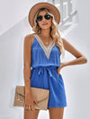 Lace V-neck Sleeveless Jumpsuit