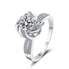 S925 Sterling Silver Moissanite Ring