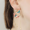 Tide Butterfly Tassel Earrings