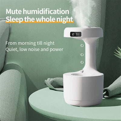 Bedroom Anti-Gravity Humidifier With Clock Water