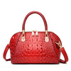 Women's Leather Shell Handbag