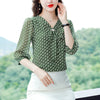 Fashion Chiffon V-neck Shirt