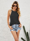 Solid Halter Knitted Top