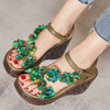 Floral Clasp Buckle Sandals