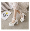 Bow Lace Mesh Shoes