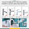 Universal 180° Rotatable Extension Faucet