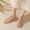 Crystal Sequins Buckle Sandals