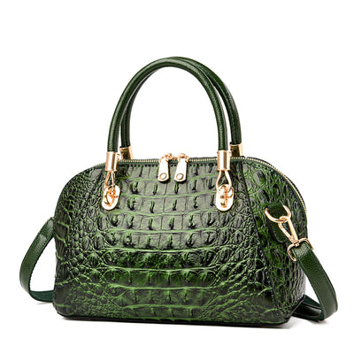 Women's Leather Shell Handbag