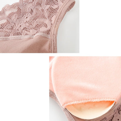 Warm Sense Lace Bottoming Top